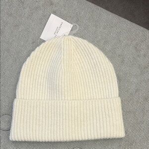 American Eagle Outfitters Off-White Knit Beanie